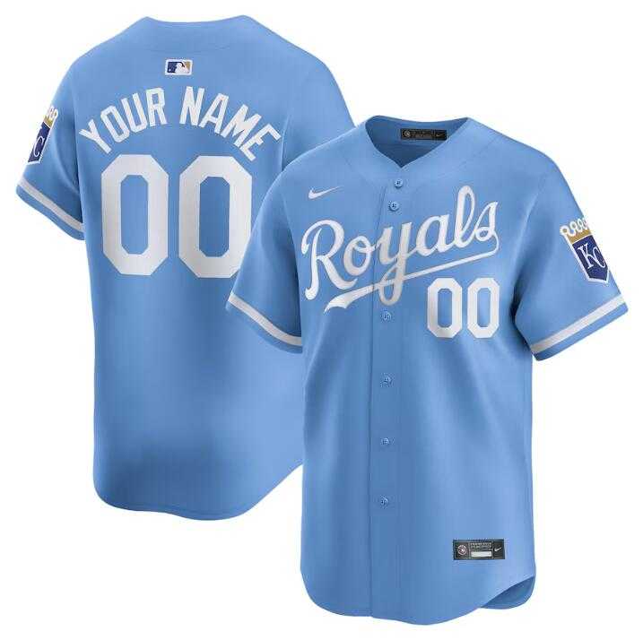 Men's Kansas City Royals Active Player Custom Light Blue 2024 Alternate Limited Stitched Baseball Jersey,We sell and wholesale Men's Kansas City Royals Active Player Custom Light Blue 2024 Alternate Limited Stitched Baseball Jersey on line form chian!